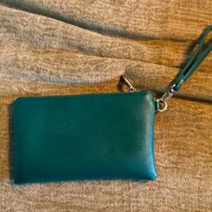 Teal wristlet